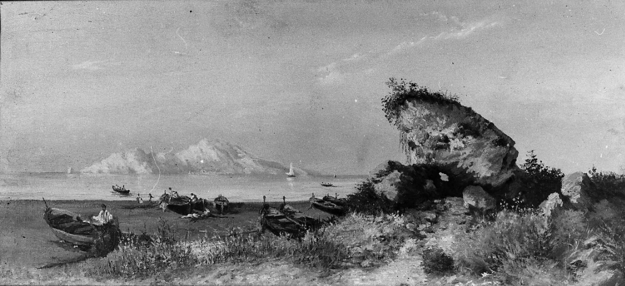 Paesaggio marino con pescatori - Museo Civico, Vasto, Chieti